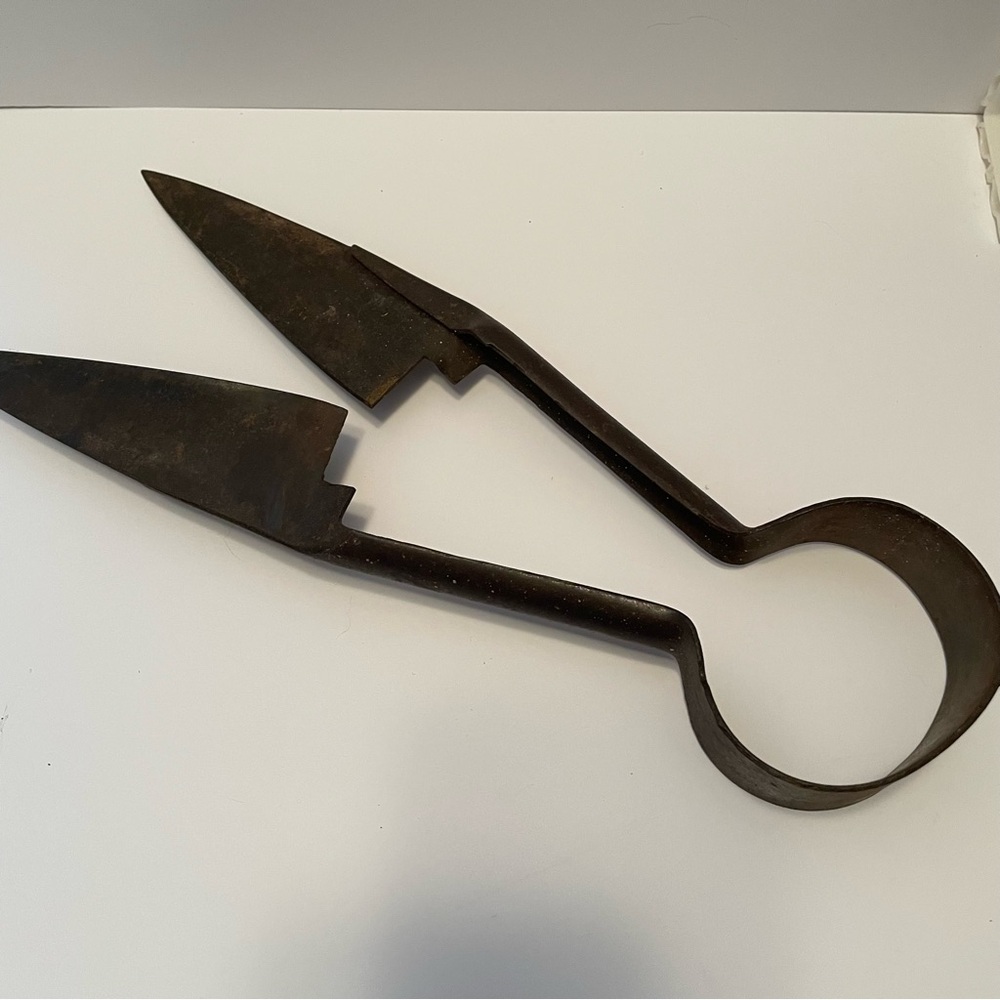 Antique Metal Sheep Shears Shearing-Primitive Rustic Farm Country Decor